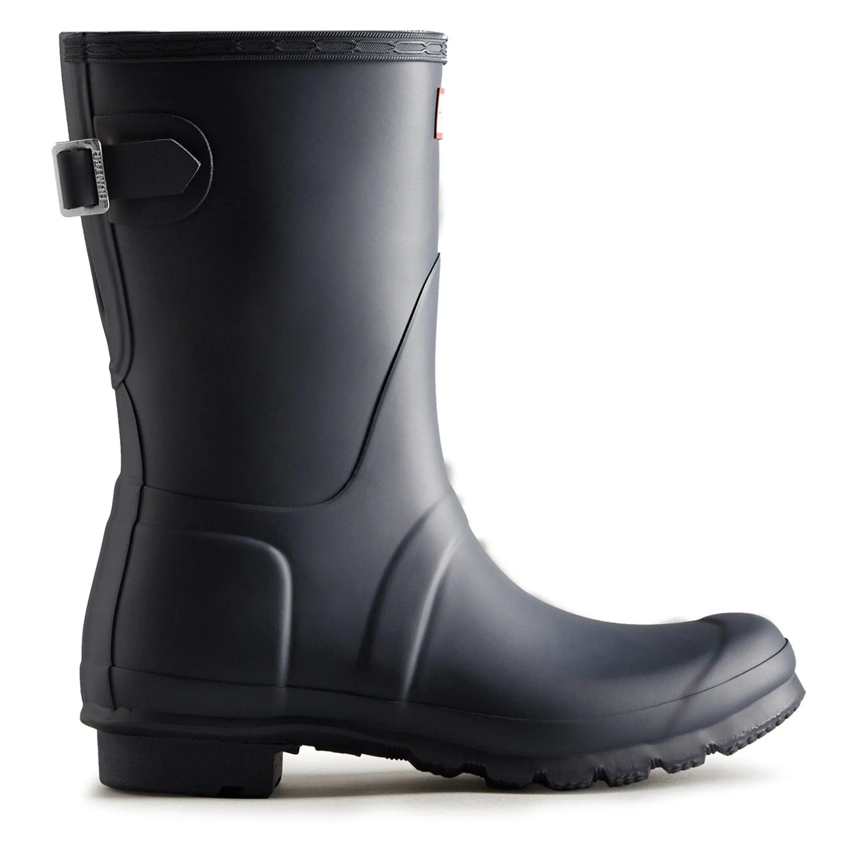 Hunter Short Back Adjustable Wellington Boots - Navy