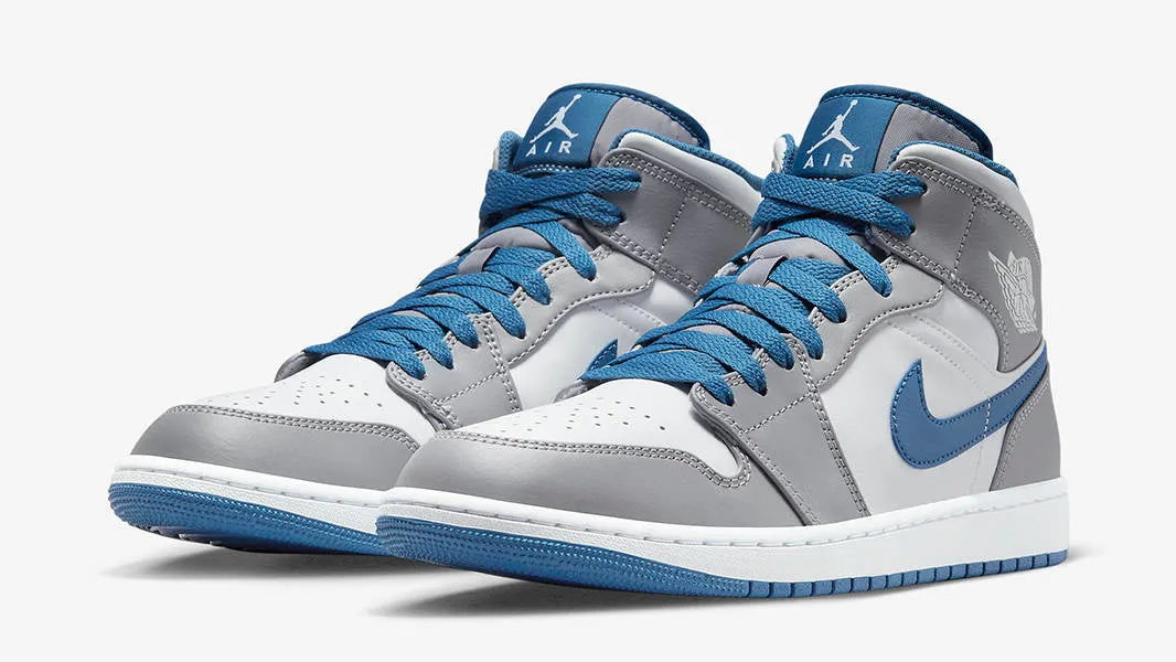 Jordan 1 Mid 'True Blue'