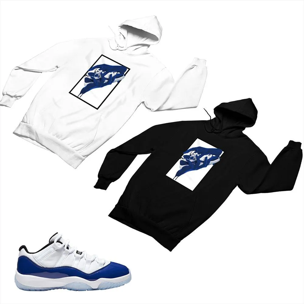 Jordan 11 Concord Matching Custom Designed Hoodies JD 11-5-6-23