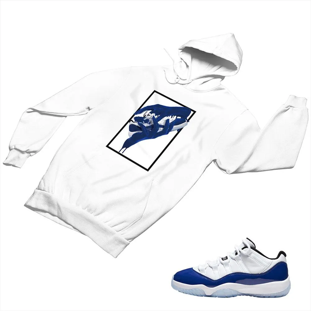 Jordan 11 Concord Matching Custom Designed Hoodies JD 11-5-6-23