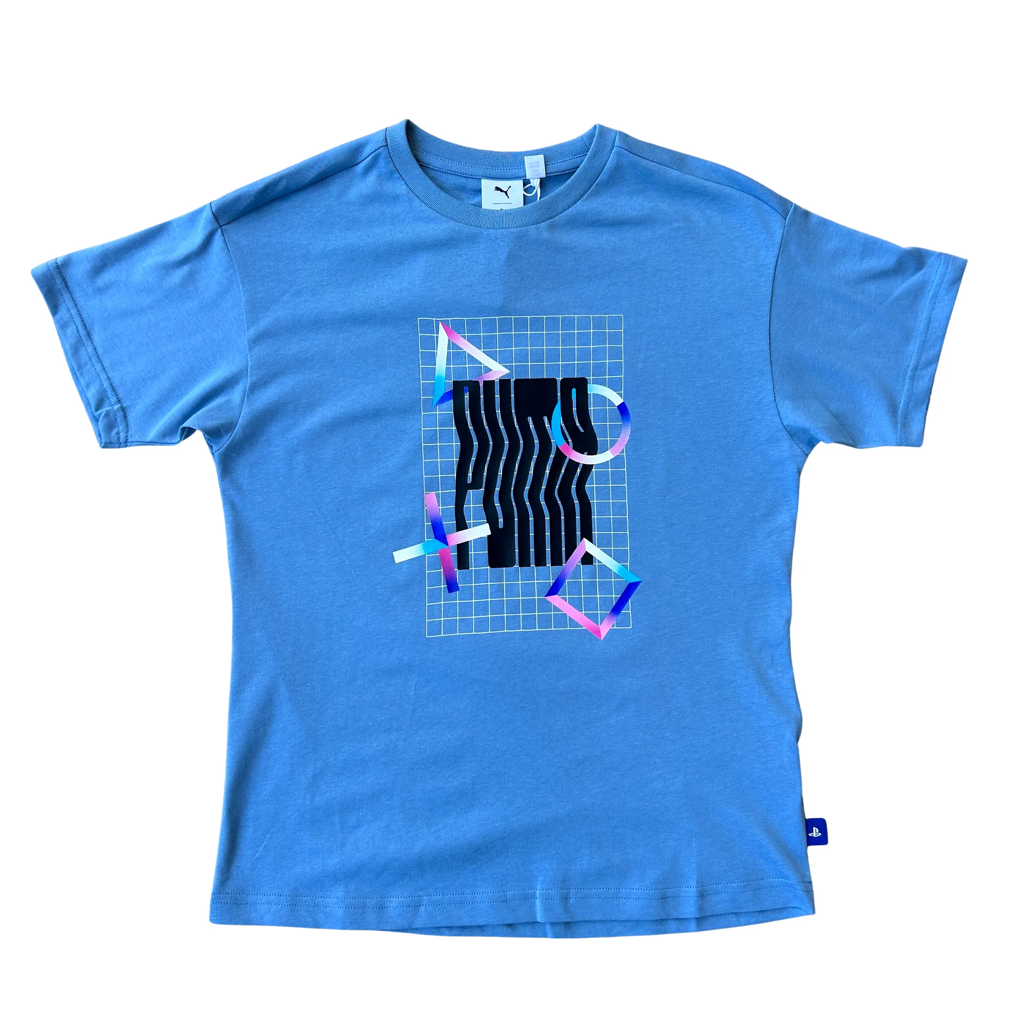 Juniors Puma X Playstation Elevated Tee (Blue)