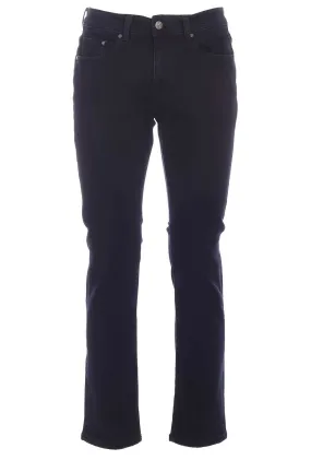 Karl Lagerfeld Logo Patch Slim-Cut Jeans