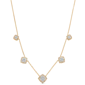 Leela Five Diamond Drop Necklace