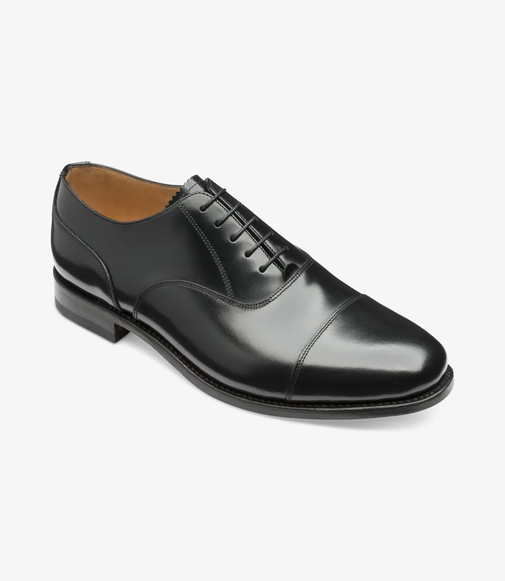 LOAKE 200B Capped Oxford shoe - Black