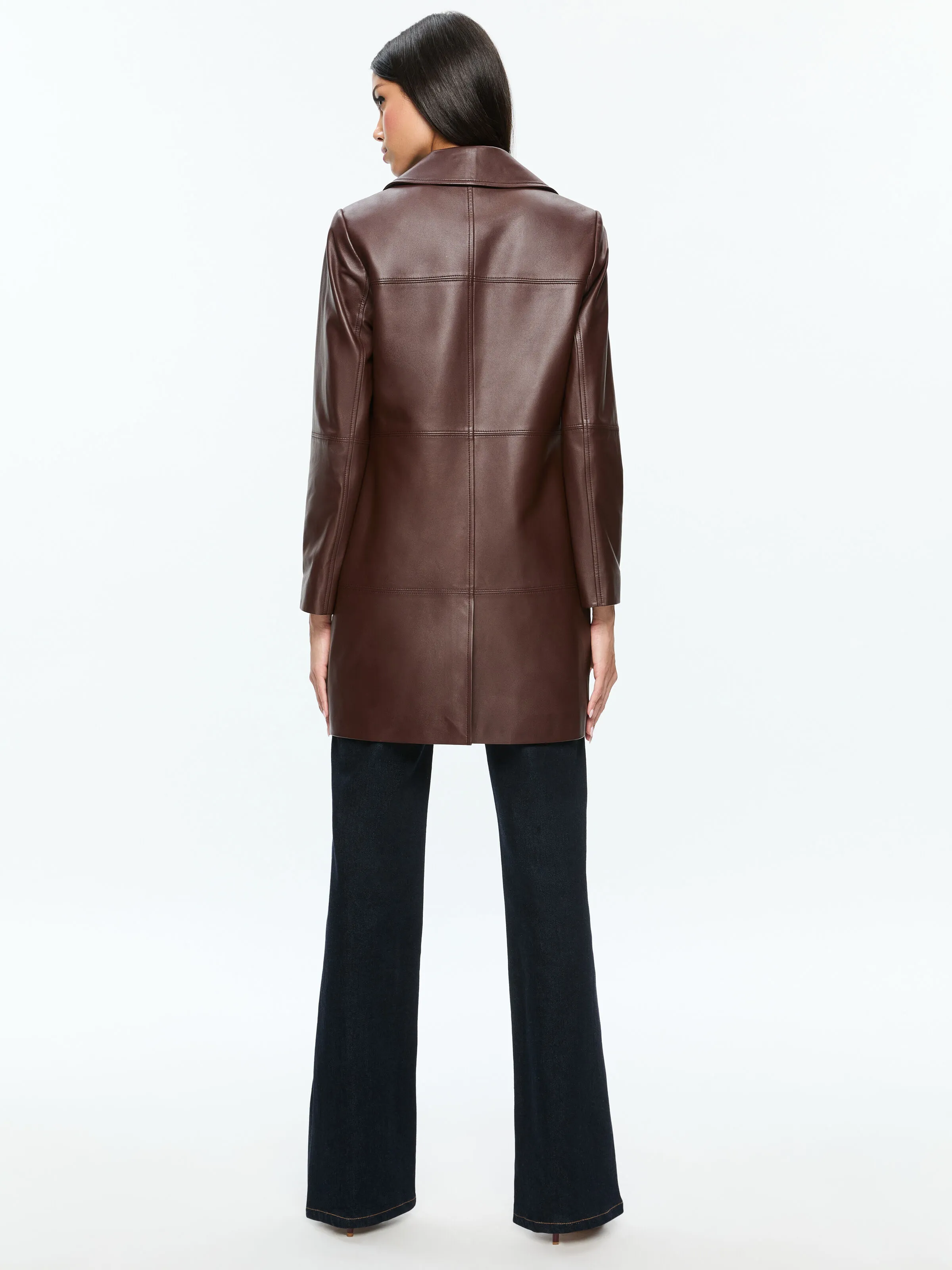 LOGAN LEATHER COAT