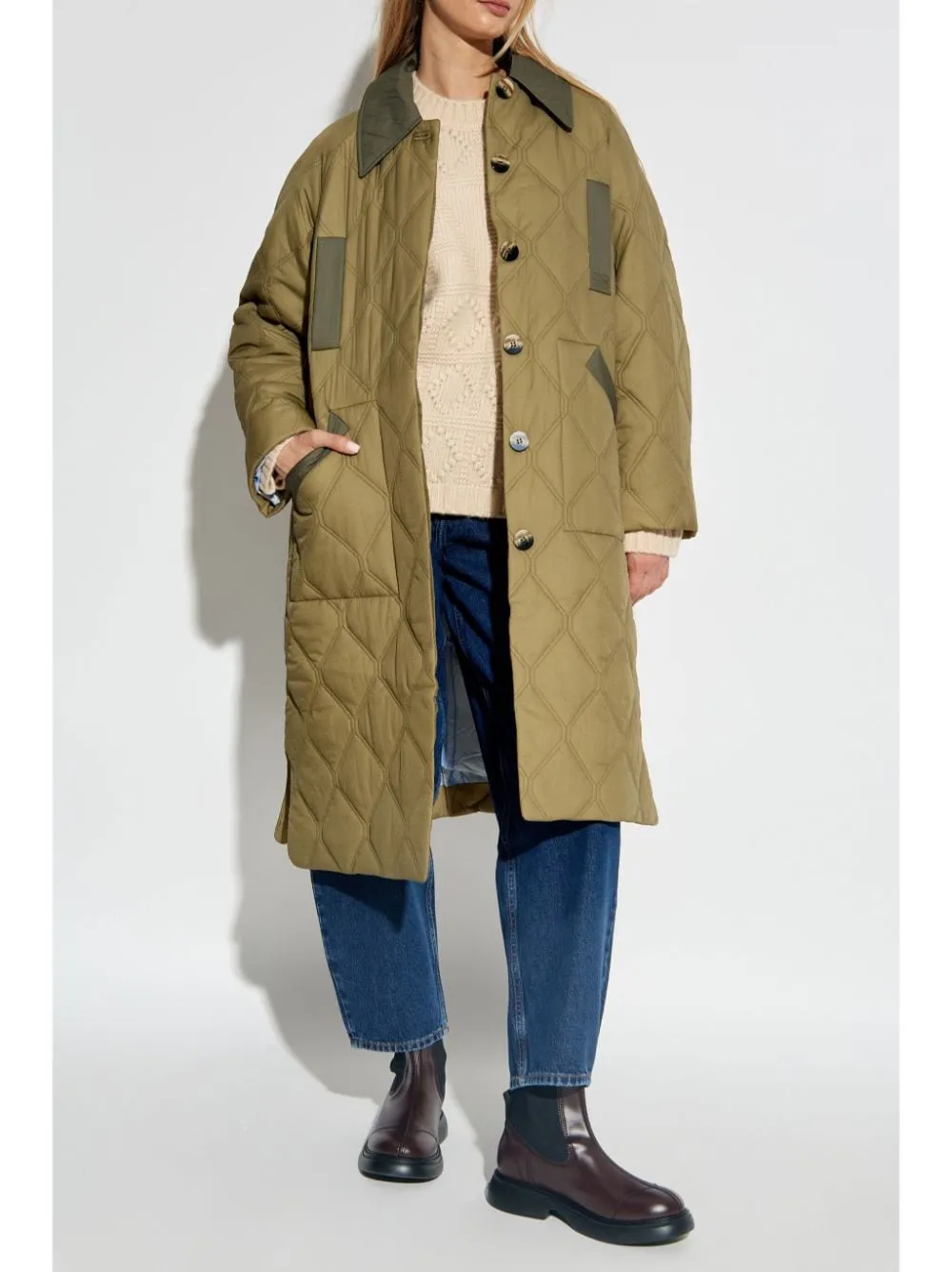 LONG QUILTED PADDED COAT