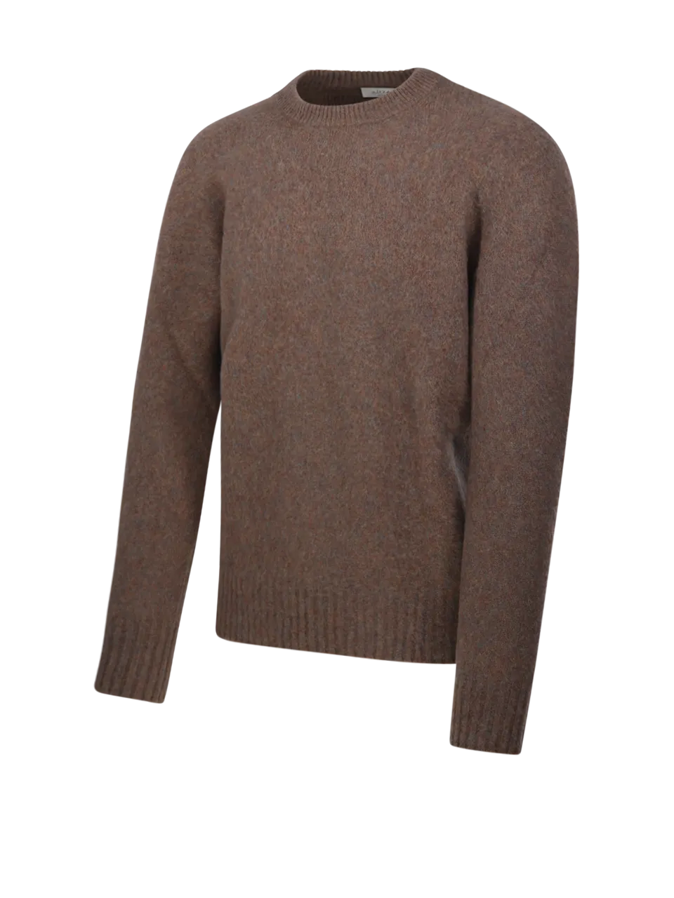 MEN ALTEA BROWN VIRGIN WOOL SWEATER