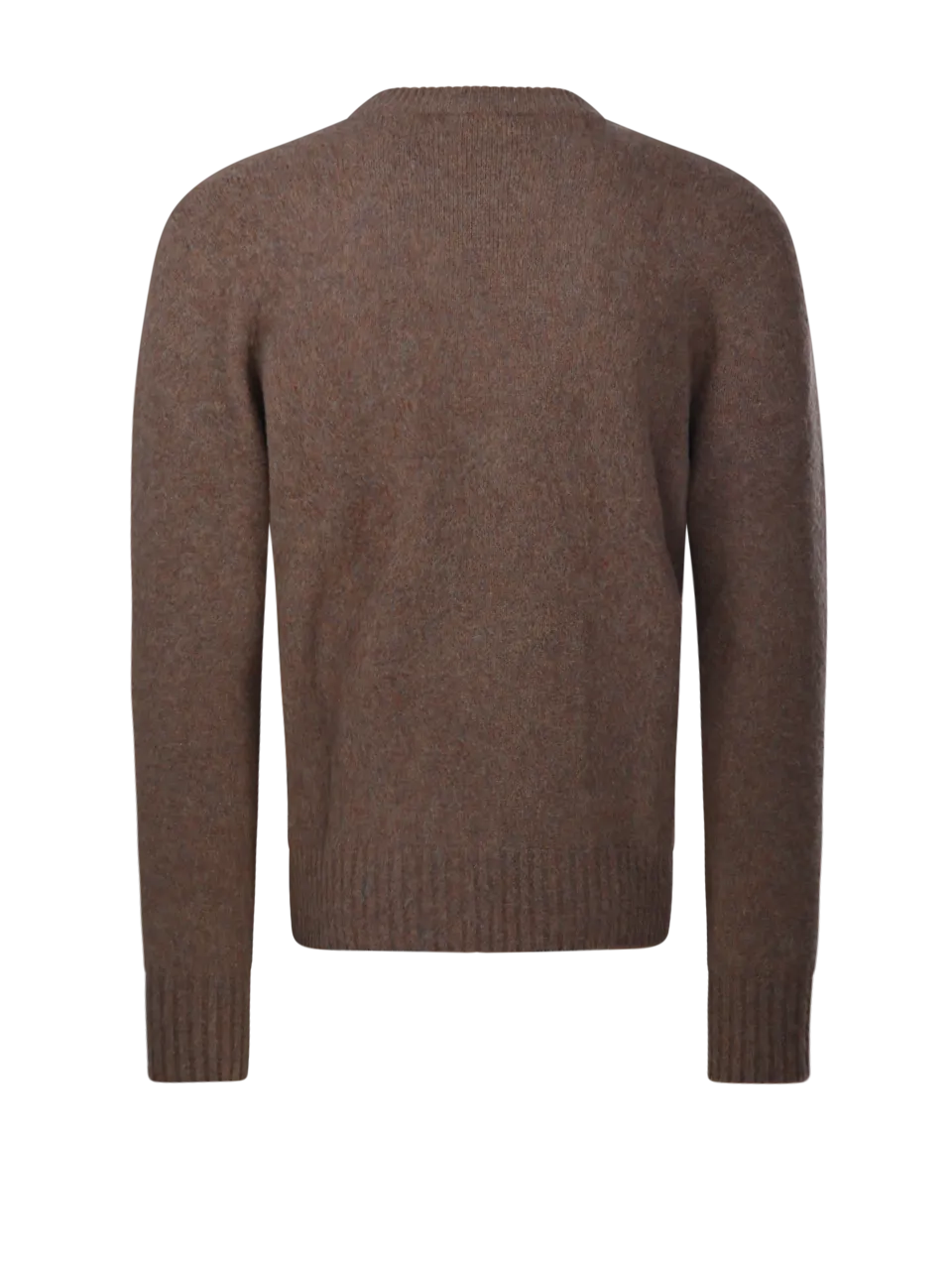 MEN ALTEA BROWN VIRGIN WOOL SWEATER