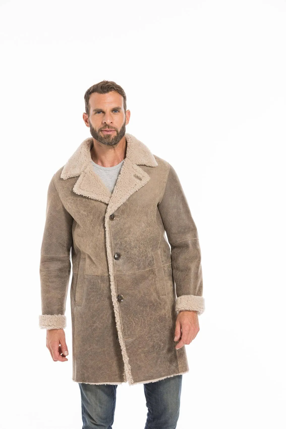 Men's sand prince sheep coat