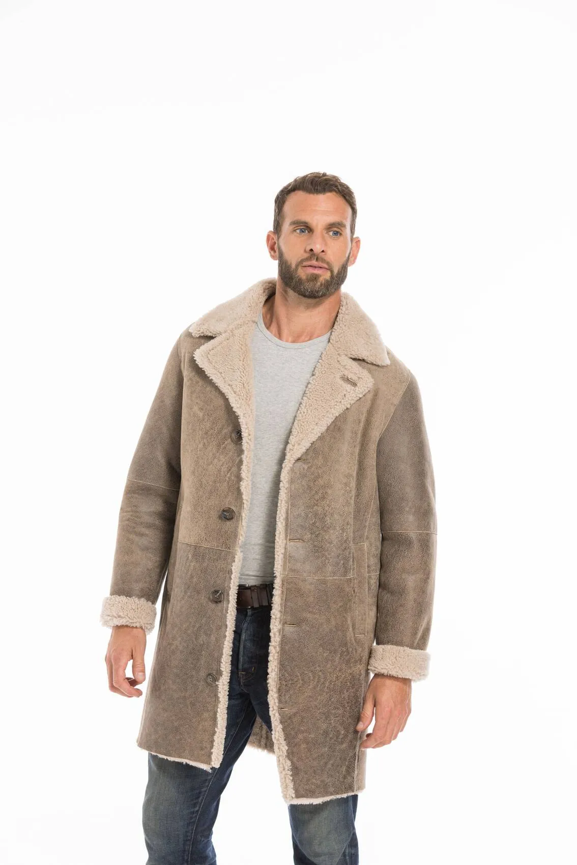 Men's sand prince sheep coat