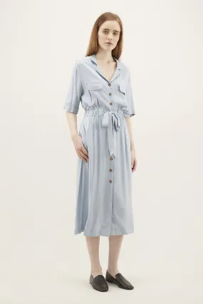 Meryna Drawstring Shirtdress 