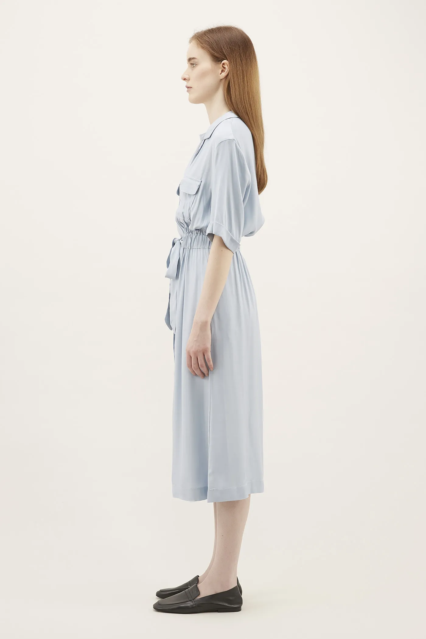 Meryna Drawstring Shirtdress 