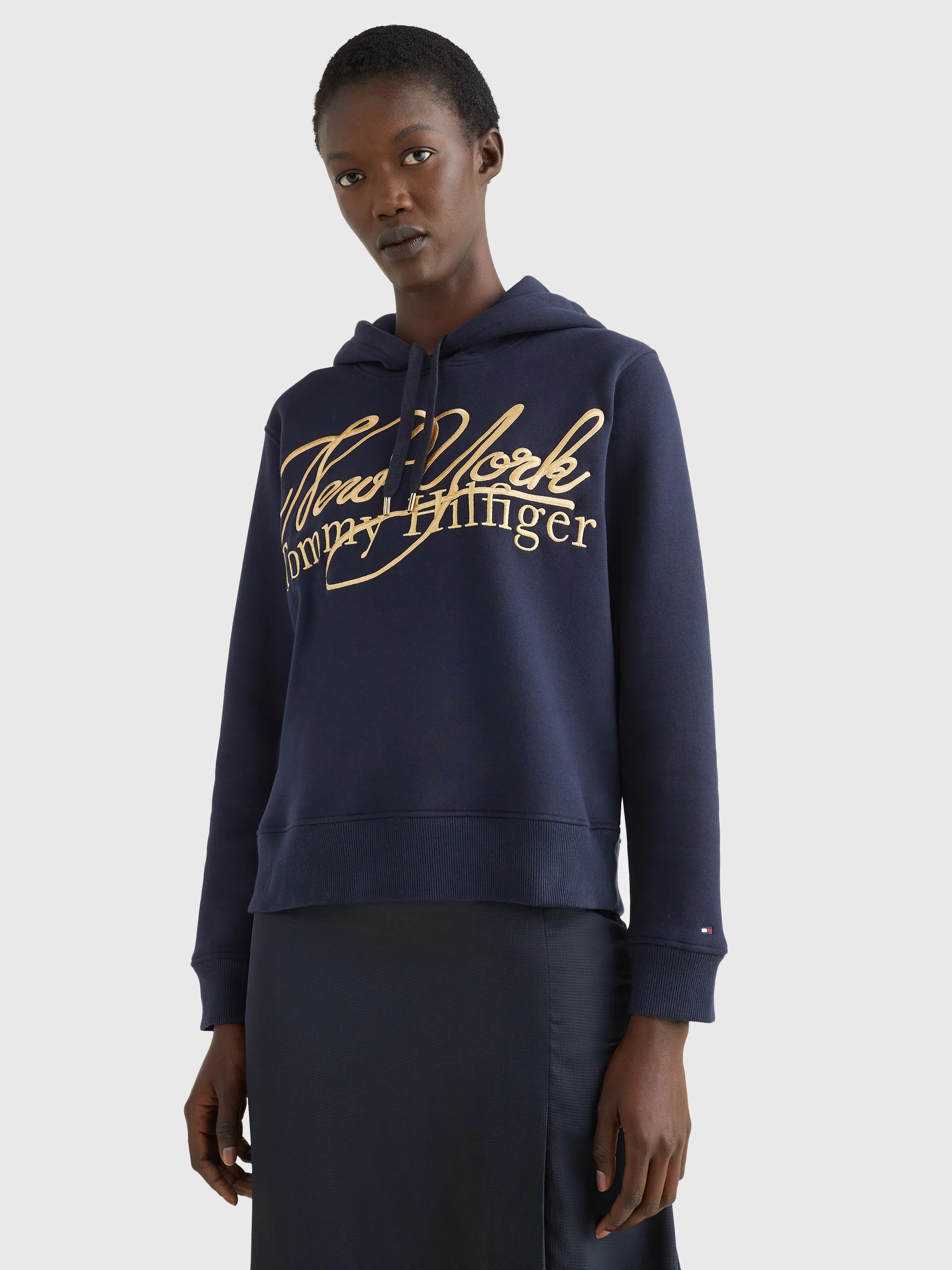 Metallic Logo Hoodie | Sweatshirts & Hoodies | Tommy Hilfiger