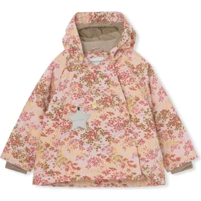 Mini A Ture Gold printed waterproof Wang Jacket, Pale Mauve