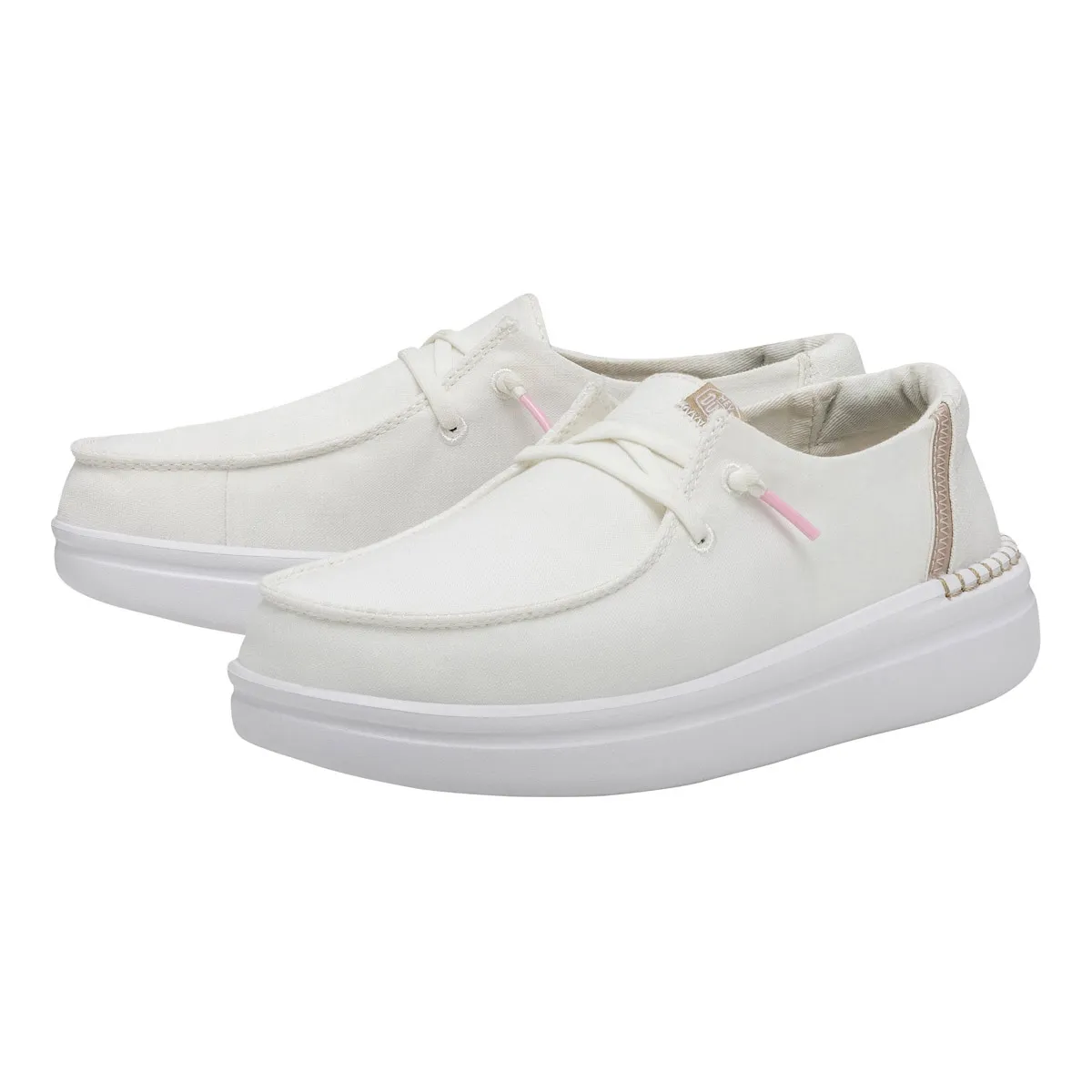 MOCASSINO HEY DUDE DONNA WENDY RISE W SPARK WHITE HD.40074/1K8