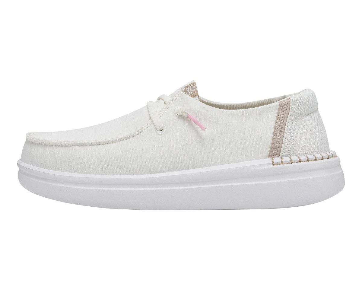 MOCASSINO HEY DUDE DONNA WENDY RISE W SPARK WHITE HD.40074/1K8