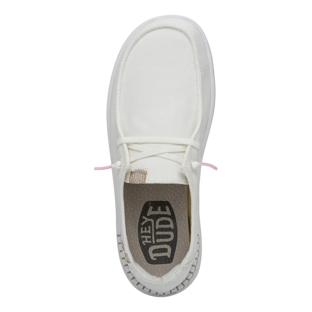 MOCASSINO HEY DUDE DONNA WENDY RISE W SPARK WHITE HD.40074/1K8