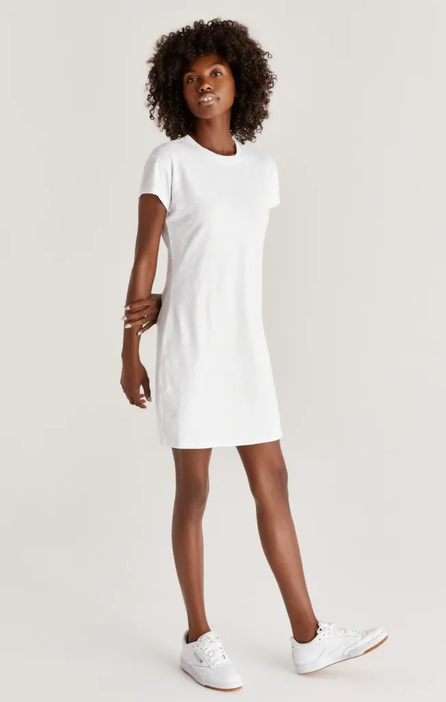 MODERN CREW SLUB TEE DRESS