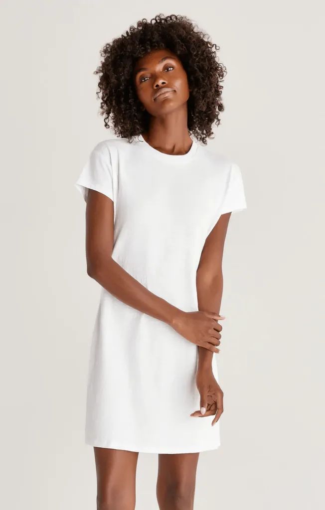 MODERN CREW SLUB TEE DRESS