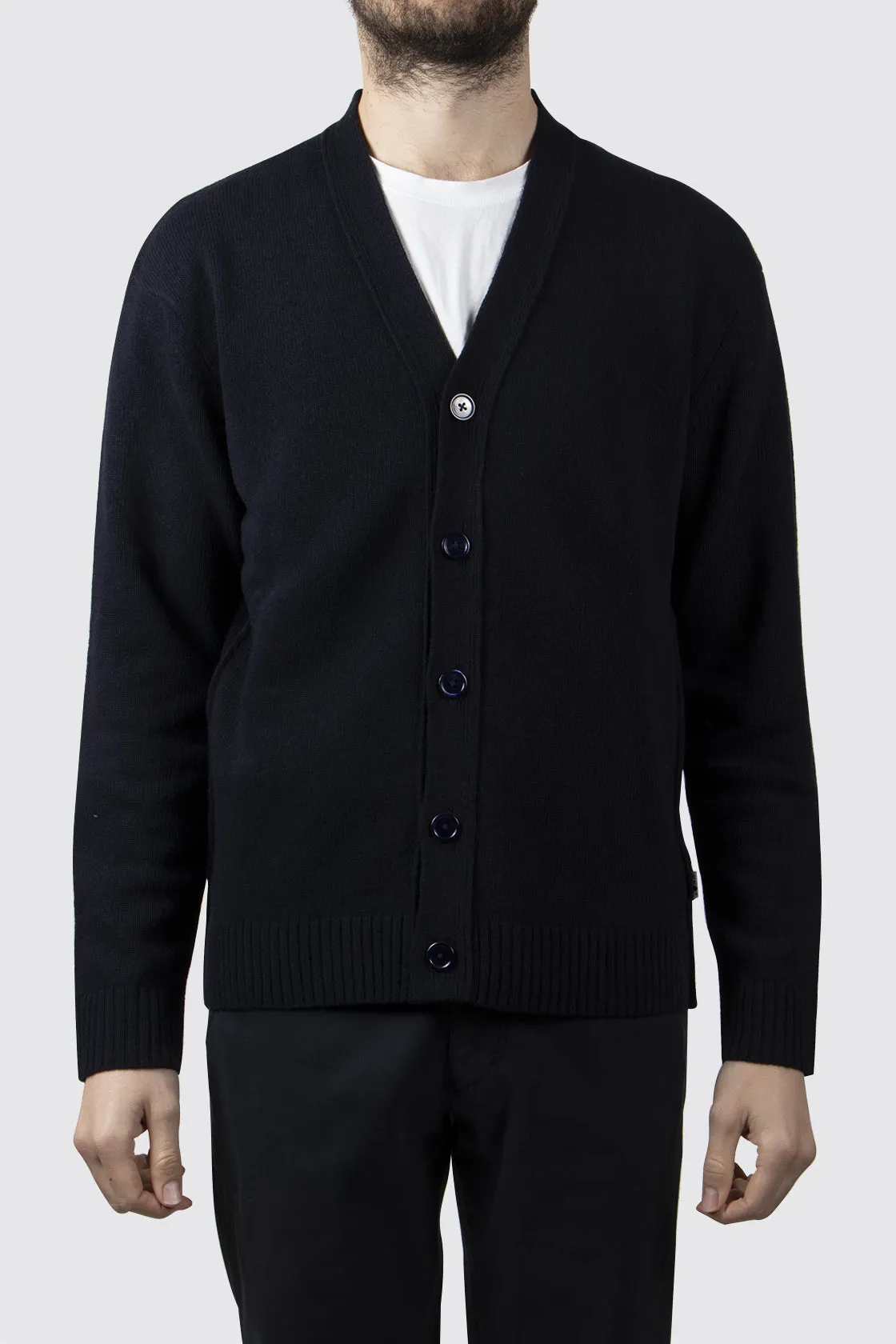 NN07 Bjorn Cardigan Navy