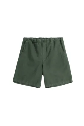 Norse Ezra Relaxed Linen Shorts Spruce Green