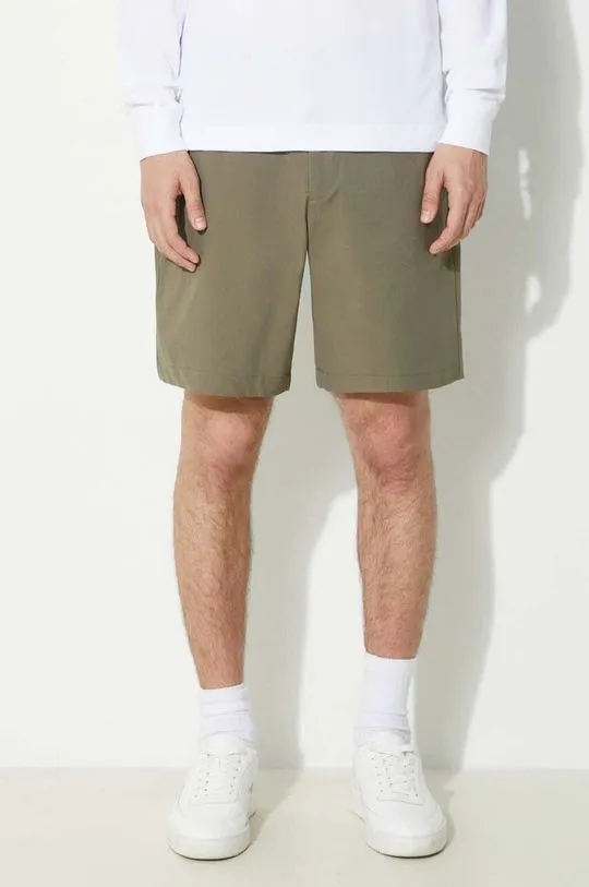 Norse Projects shorts Ezra Relaxed Solotex men's green color N35.0603.8076