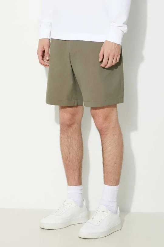 Norse Projects shorts Ezra Relaxed Solotex men's green color N35.0603.8076