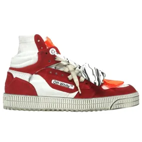 Off White Box Arrow Logo Red Sneaker