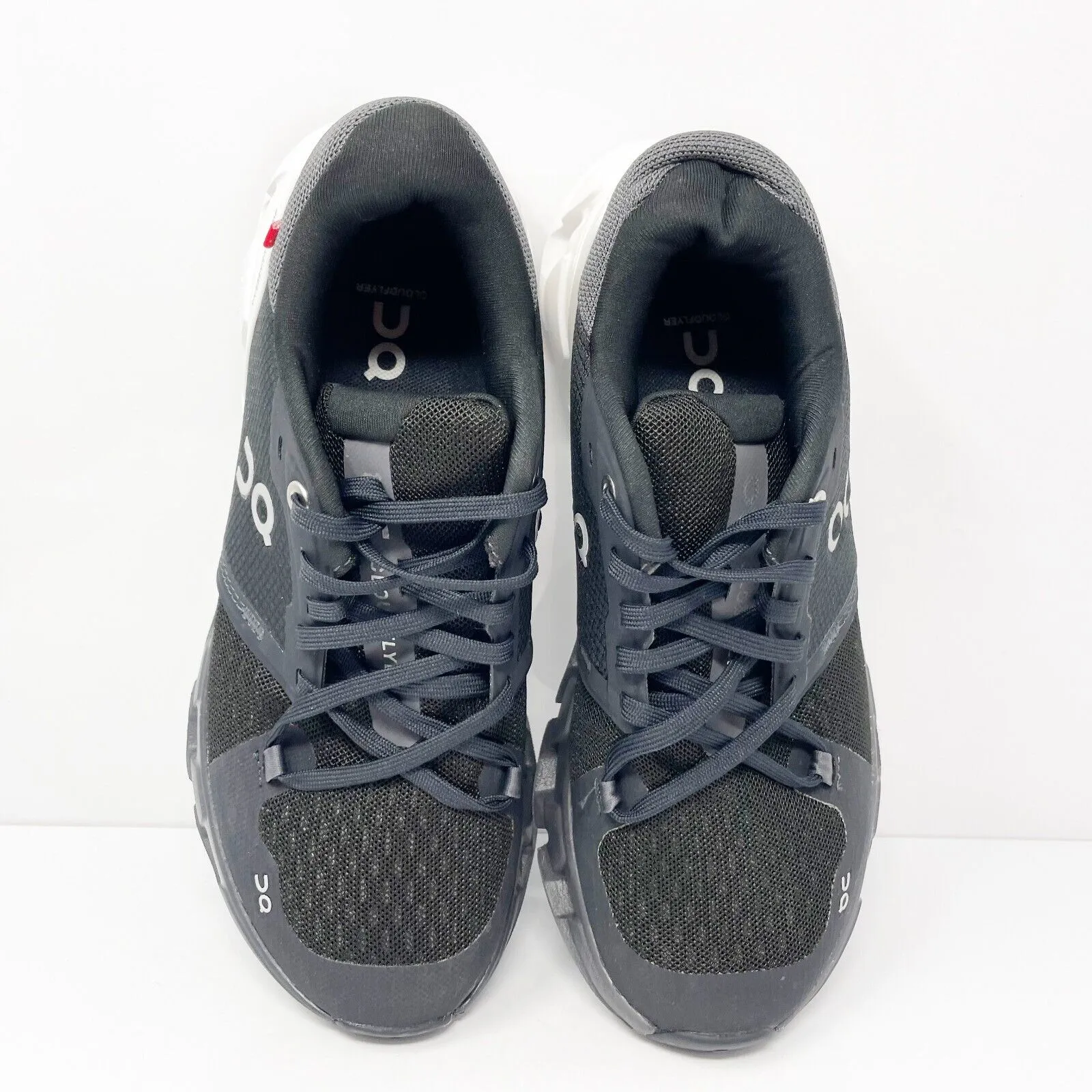 On Womens Cloudflyer 4 Black Running Shoes Sneakers Size 6.5