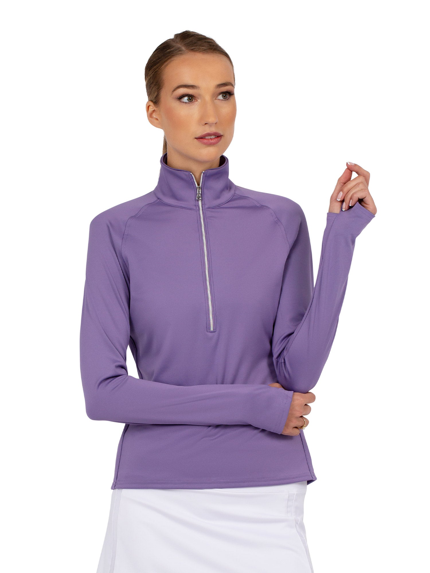 Performance Zone Half Zip - Lavender