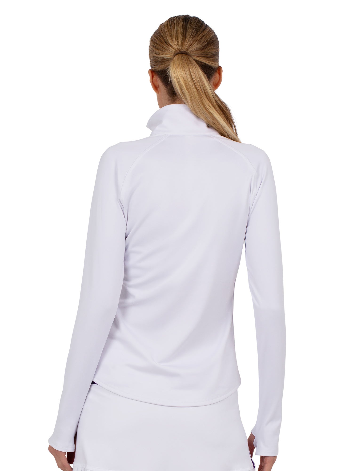 Performance Zone Half Zip - White