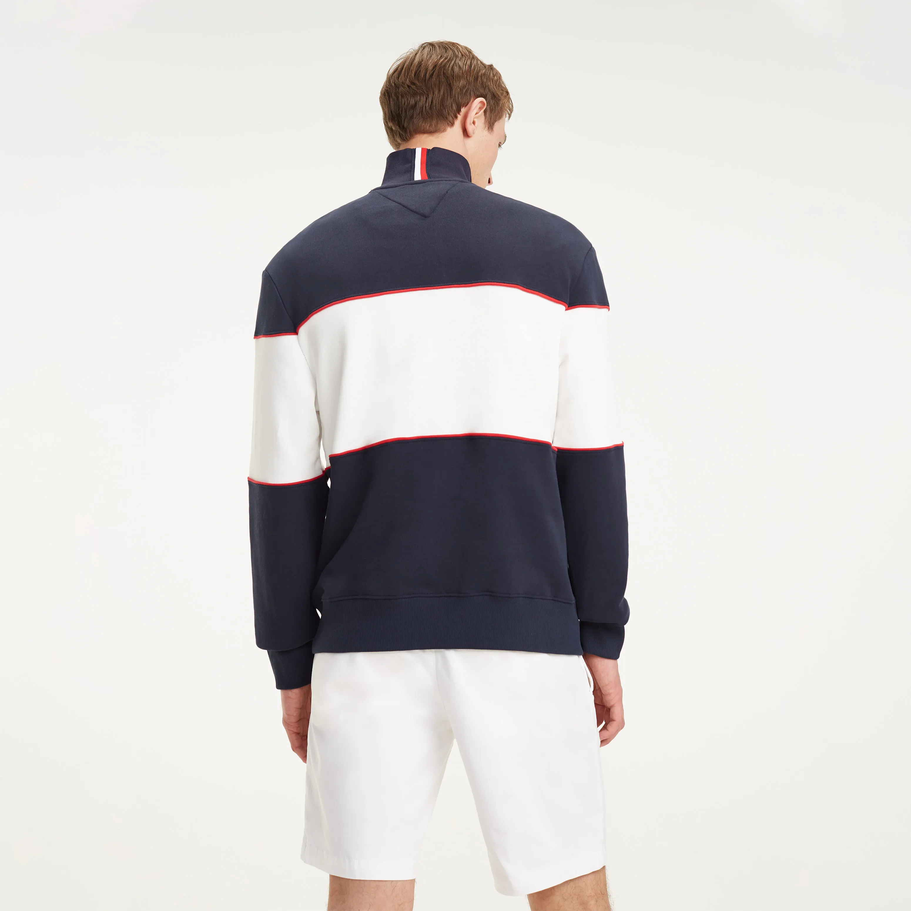 Pieced Colourblock Zip Pullover | Hoodies | Tommy Hilfiger