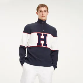 Pieced Colourblock Zip Pullover | Hoodies | Tommy Hilfiger