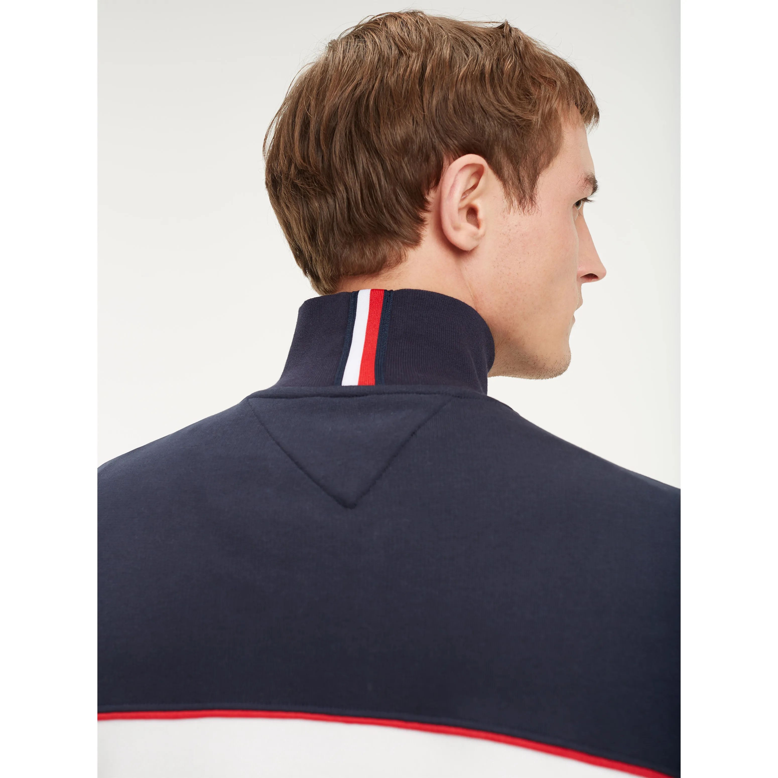 Pieced Colourblock Zip Pullover | Hoodies | Tommy Hilfiger