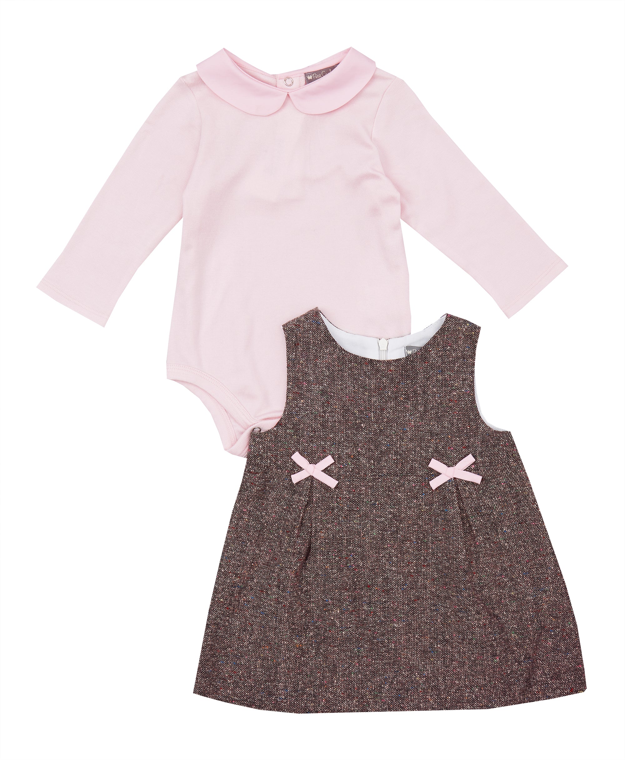 Pink + Brown Wool Jumper Set