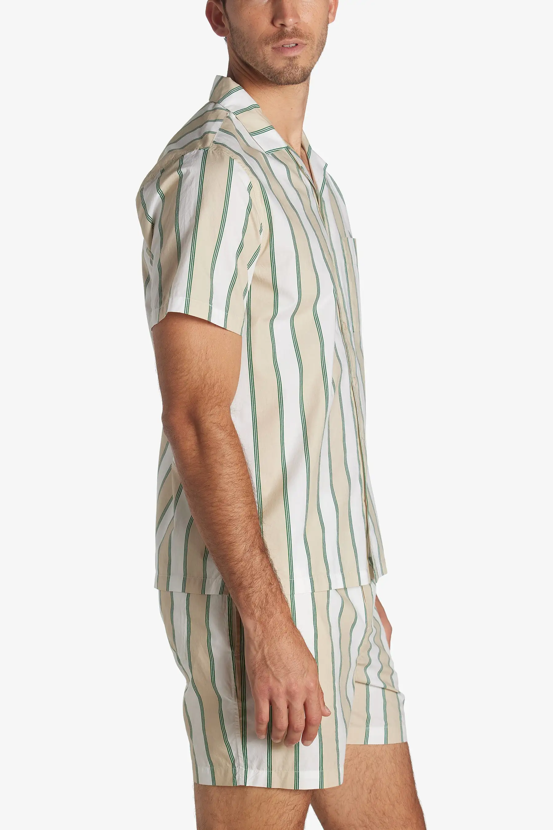 Poplin Home Short Sleeve Camp Shirt