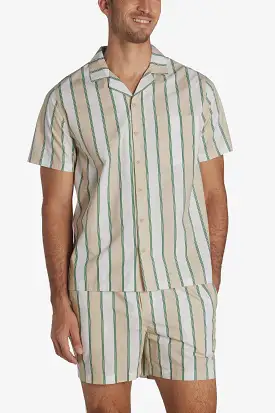 Poplin Home Short Sleeve Camp Shirt