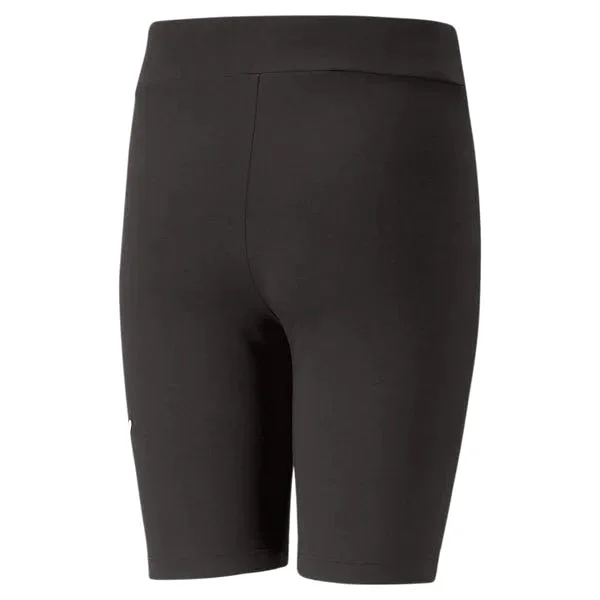 PUMA JUNIOR ESSENTIAL LOGO BLACK BIKE SHORTS