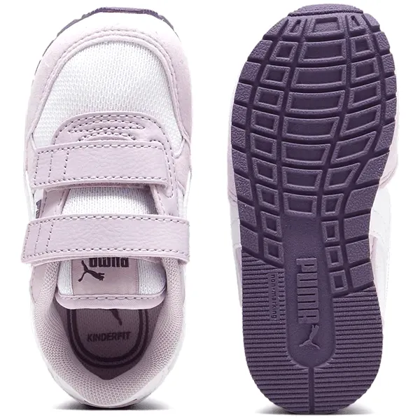 PUMA KIDS ST RUNNER WHITE/GRAPE SHOES