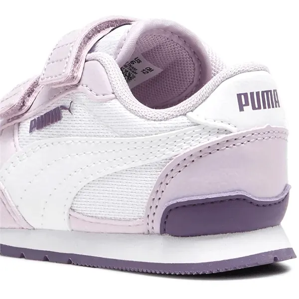 PUMA KIDS ST RUNNER WHITE/GRAPE SHOES