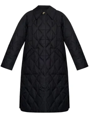 QUILTED MIDI COAT