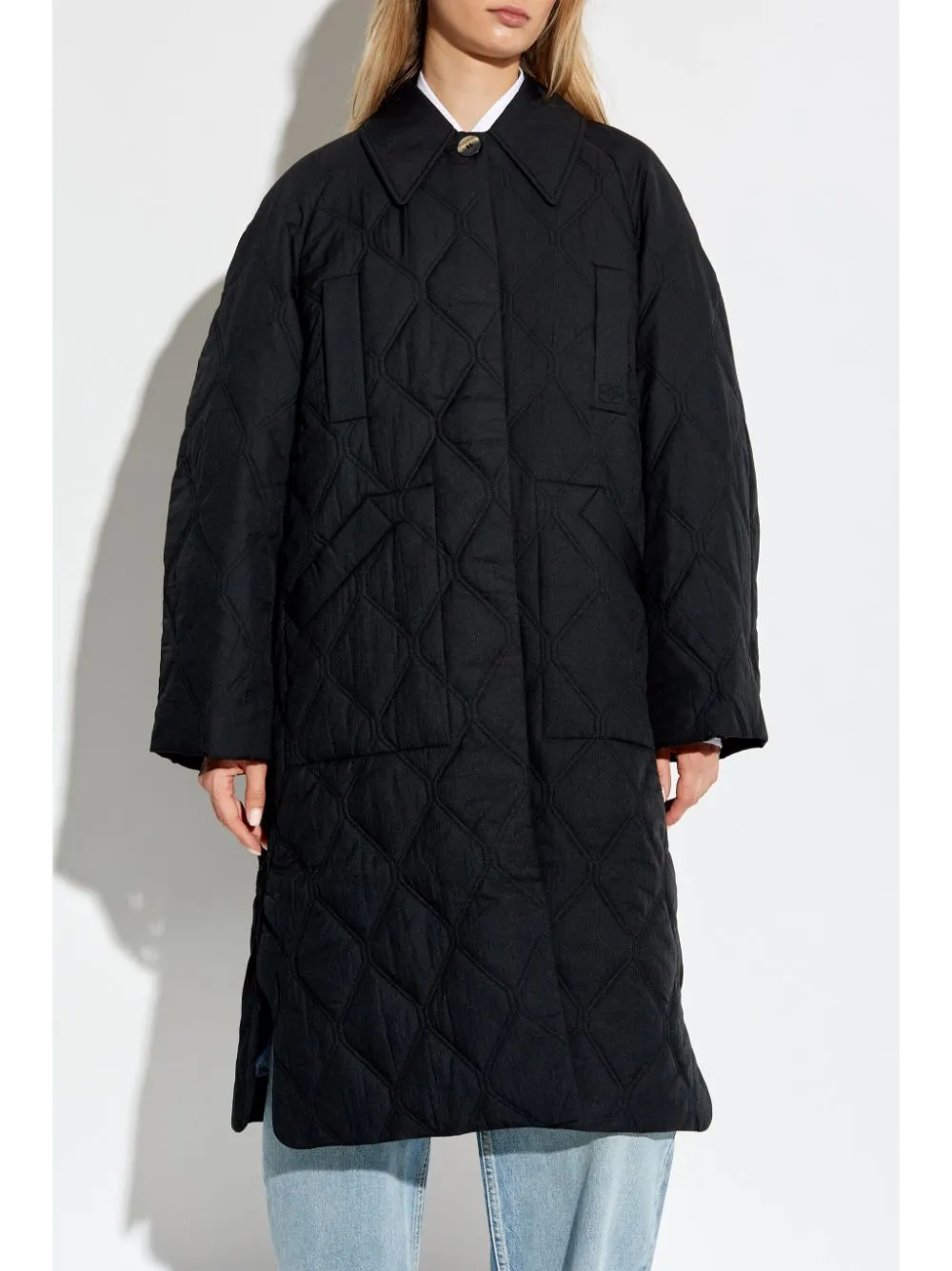 QUILTED MIDI COAT