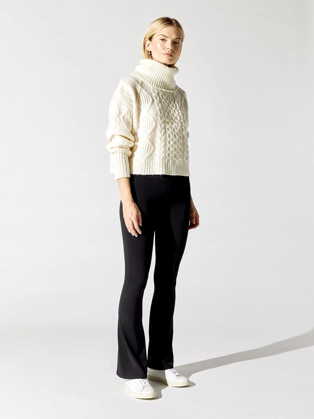 Rosae Turtleneck Pullover - Ivory