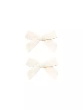 Rylee & Cru - Ivory Bow with Clip