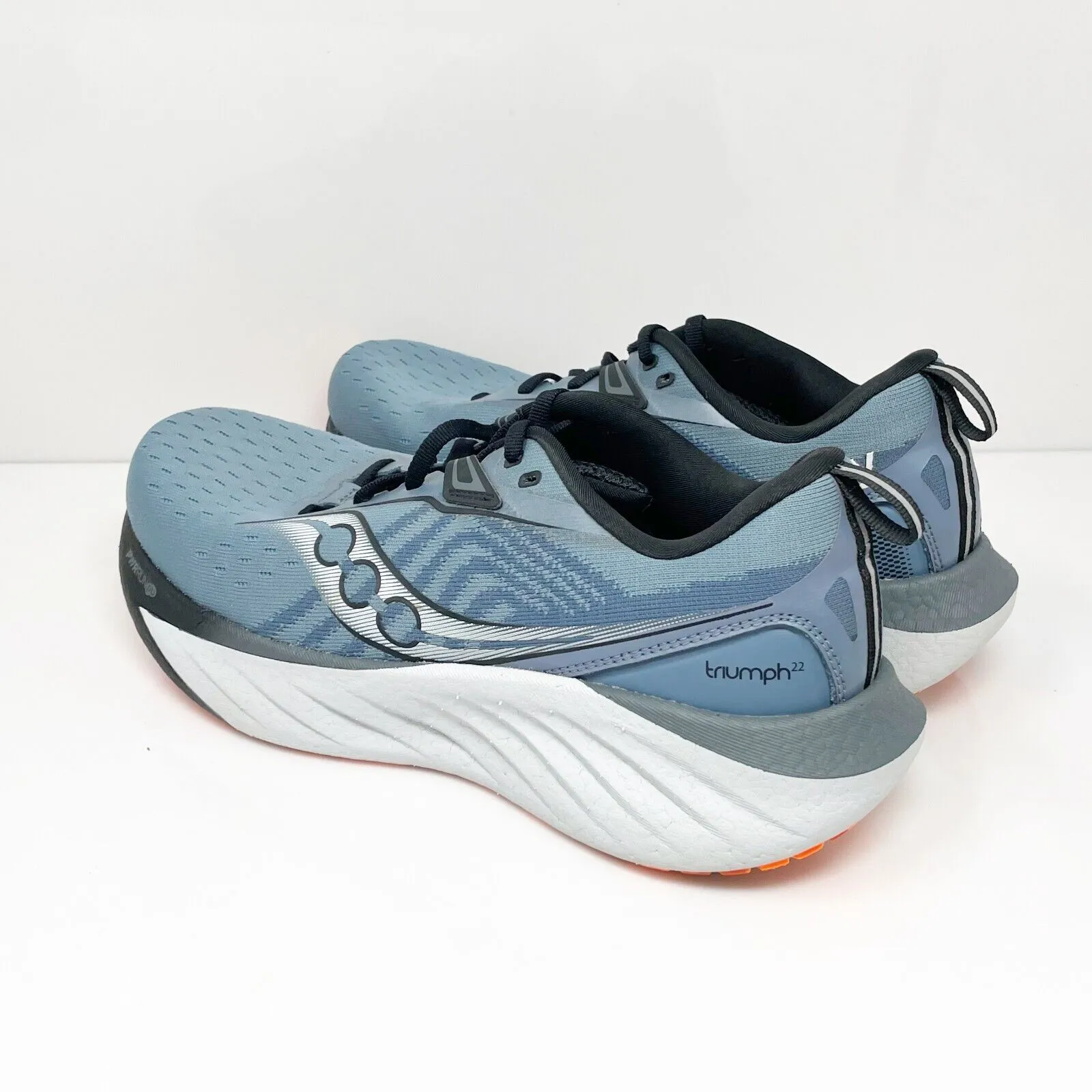 Saucony Mens Triumph 22 S20964-213 Blue Running Shoes Sneakers Size 9