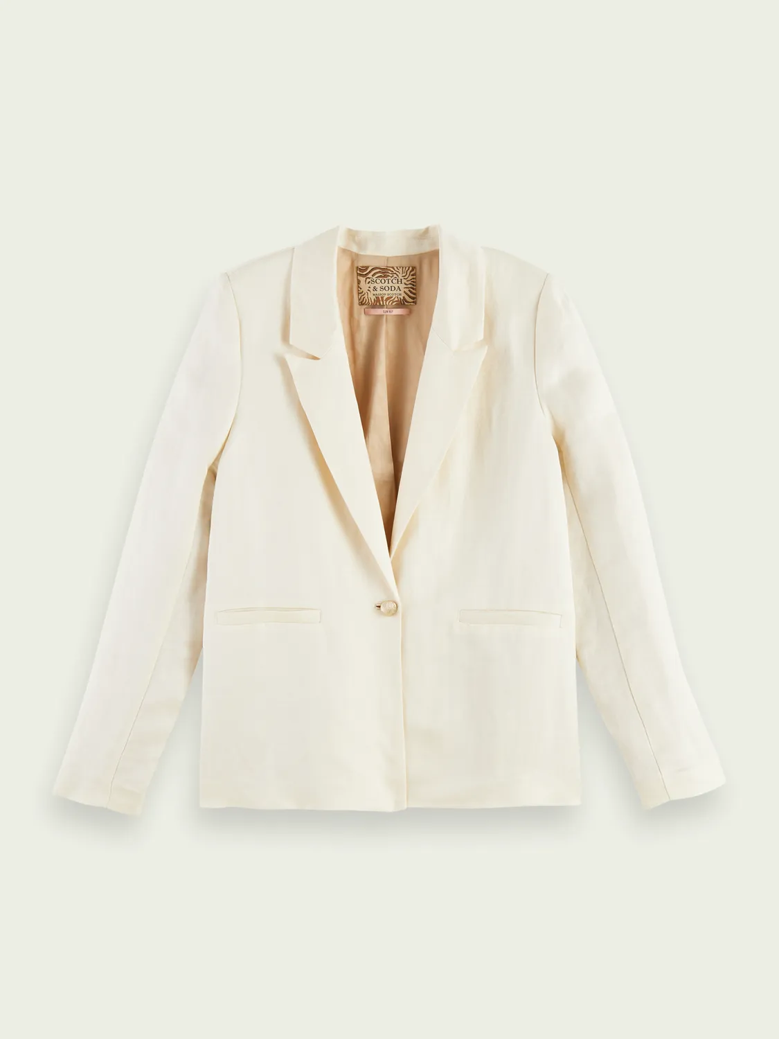 Scotch & Soda Blazer Linen/Viscose