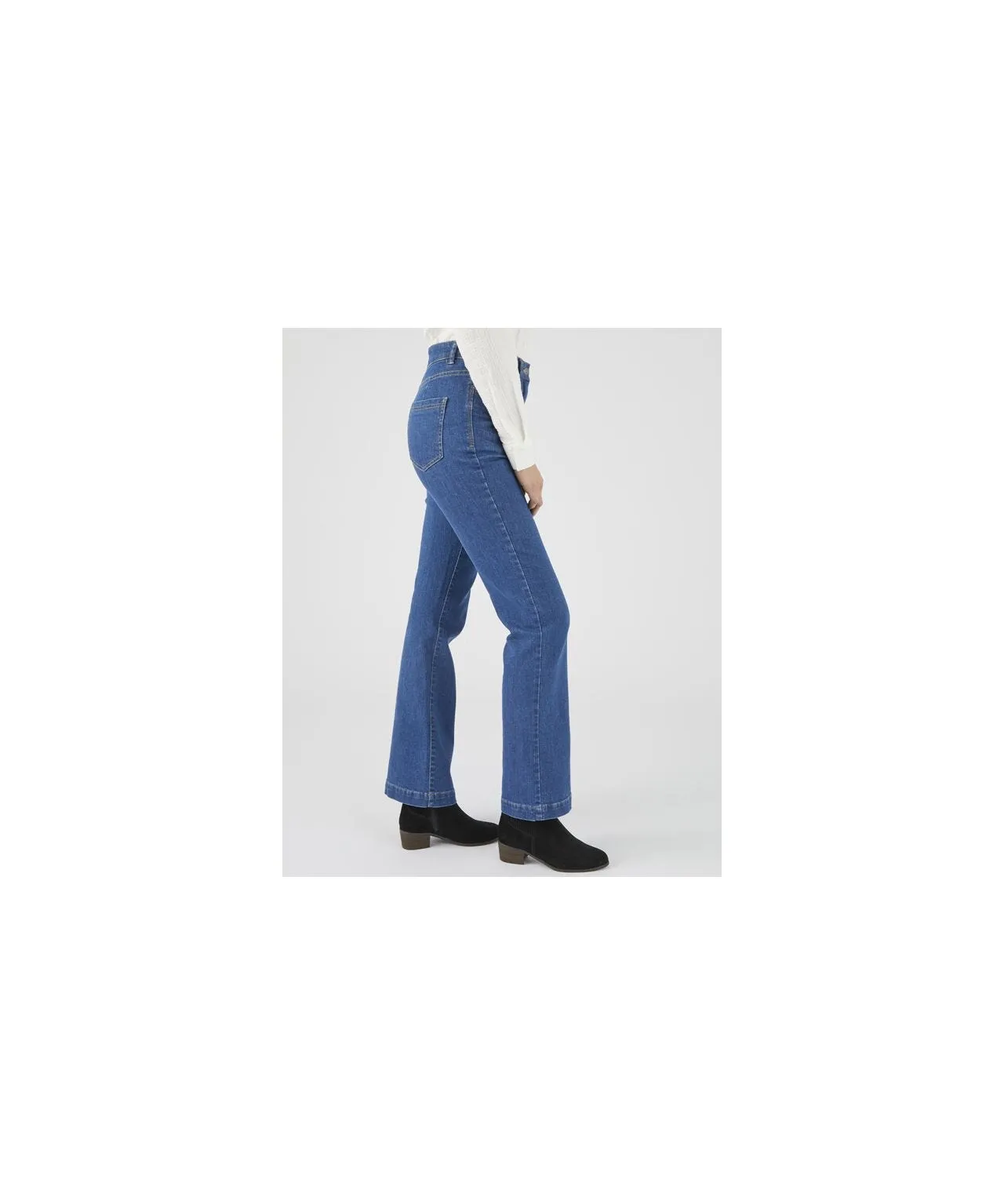 Secret Stretch Denim Slim Flares