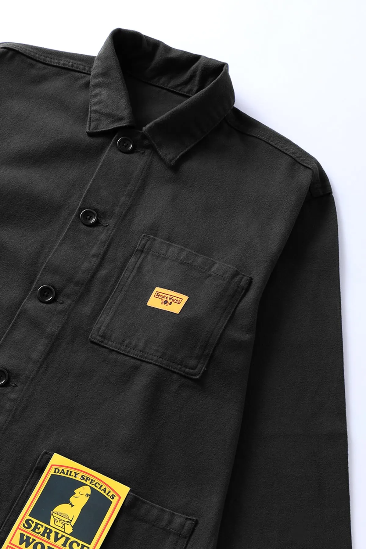 Service Works - Moleskin Coverall Jacket - Black