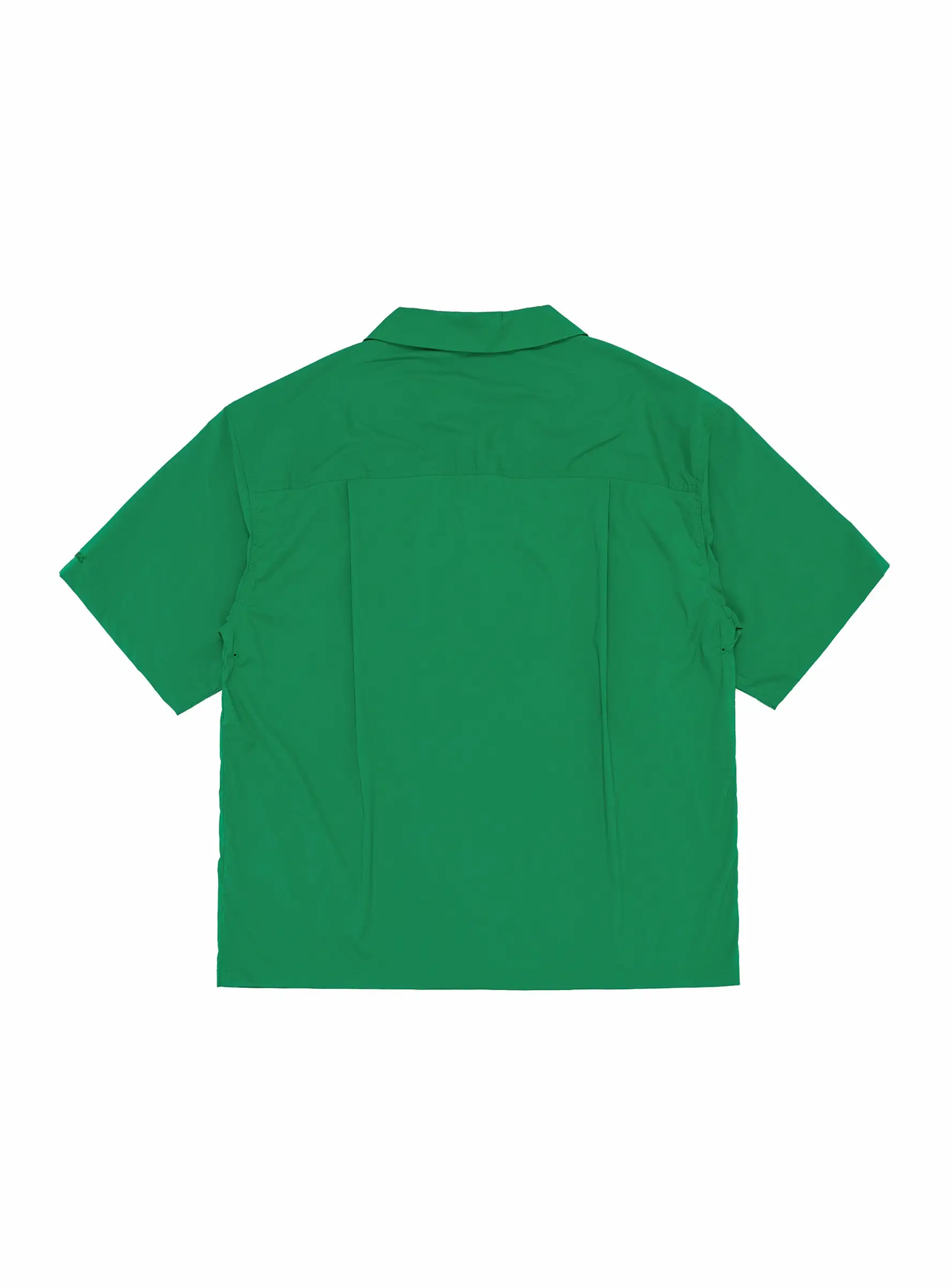 Short Sleeve Camp Shirt Green