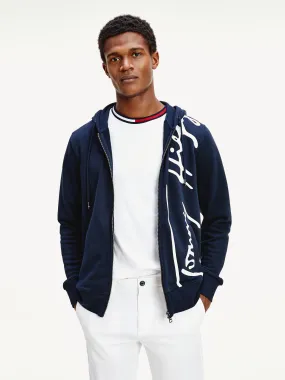 Signature Hooded Zip Through | Sweatshirts & Hoodies | Tommy Hilfiger